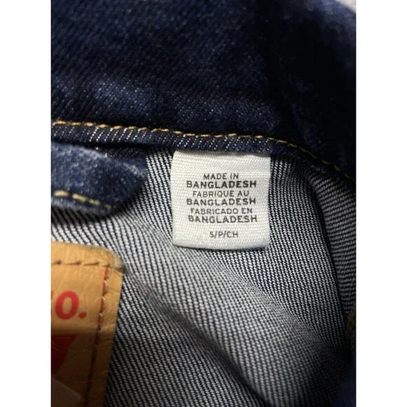 Levi's Men's Trucker Blue Denim Jacket Size Small